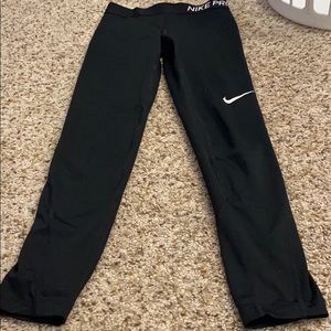 Black nike pro tights
